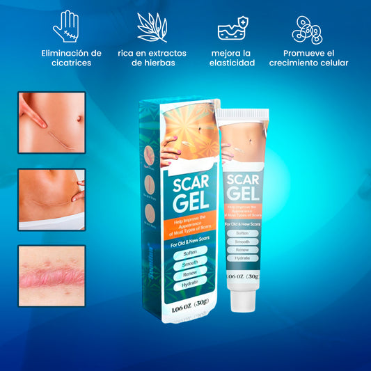 Crema para eliminar cicatrices Scar Gel™ | No más cicatrices. Solo piel renovada
