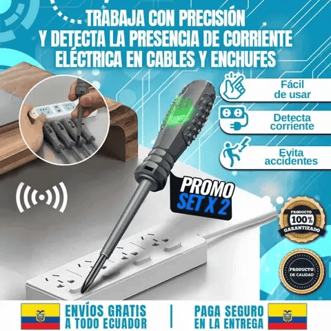 Destornillador Detector de Corriente 🎁Promo 2x1🎁