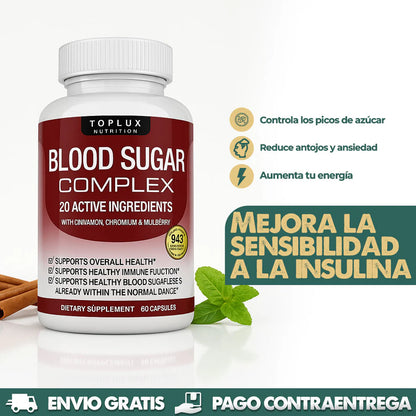 BLOOD SUGAR COMPLEX | Controla picos de azucar en sangre