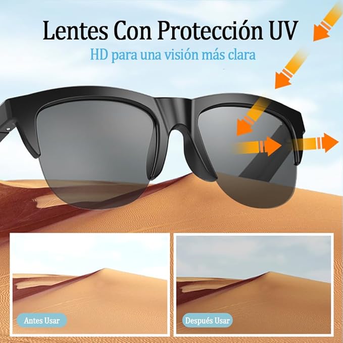 LENTES DE SOL CON AUDIFONOS MANOS LIBRES