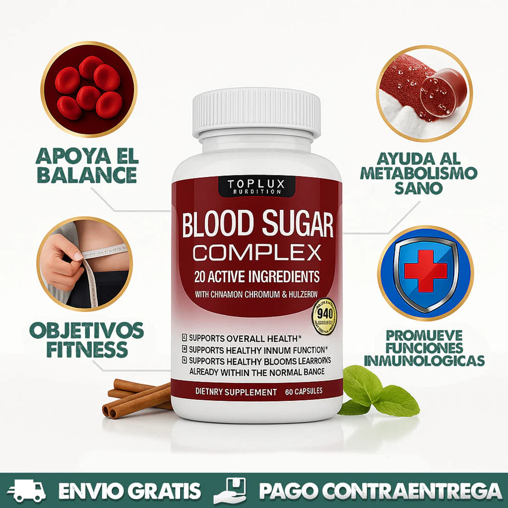 BLOOD SUGAR COMPLEX | Controla picos de azucar en sangre