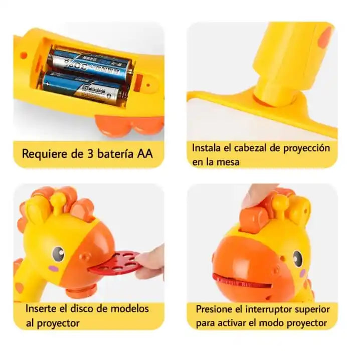 Mesa de dibujo con Mini Proyector DrawyFun™