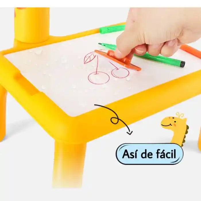Mesa de dibujo con Mini Proyector DrawyFun™