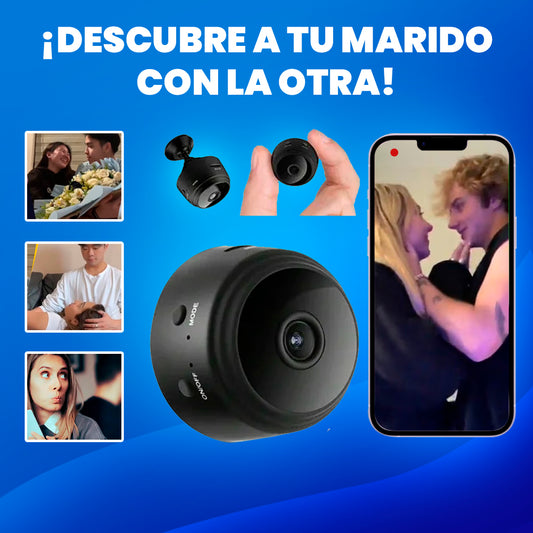 Mini Cámara Espía SpyEye™ | Captura la verdad en un abrir y cerrar de ojos.