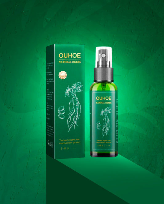 Spray Crecimiento del Cabello OUHOE™ | Raíces fuertes, crecimiento real