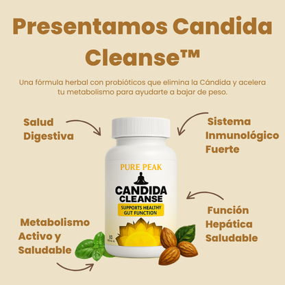 Candida Cleanse™ de Pure Peak | Cuidado Intestinal Natural para tu Bienestar