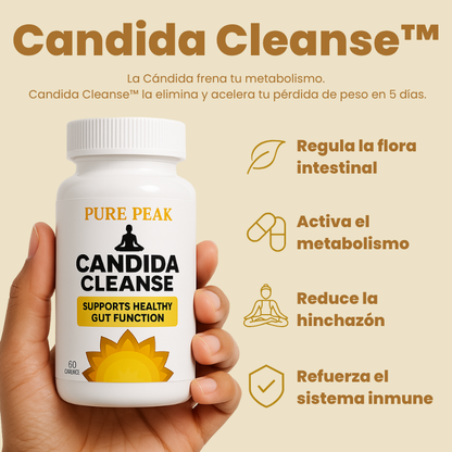 Candida Cleanse™ de Pure Peak | Cuidado Intestinal Natural para tu Bienestar